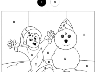 coloriage par lettres