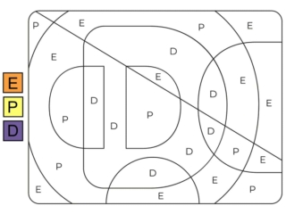 coloriage magique lettre D