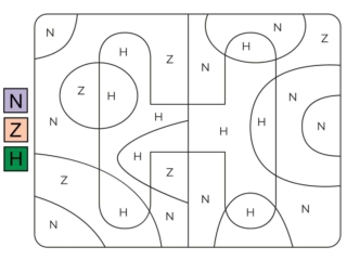 coloriage magique lettre H