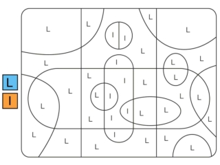 coloriage magique lettre I