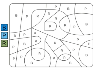 coloriage magique lettre R