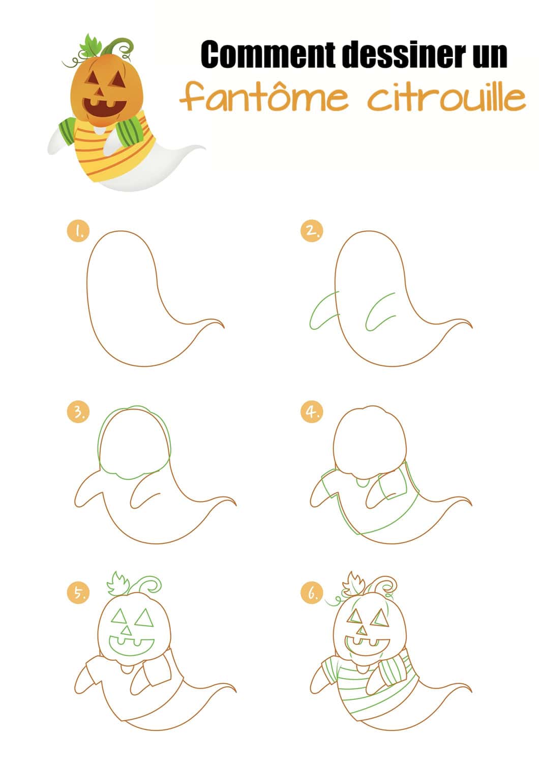 Dessiner Halloween 30 Mod les Faciles Et Suivre Pas Pas