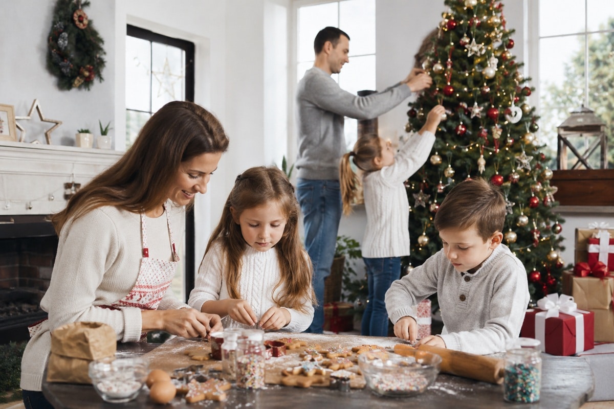 organiser Noël avec ses enfants