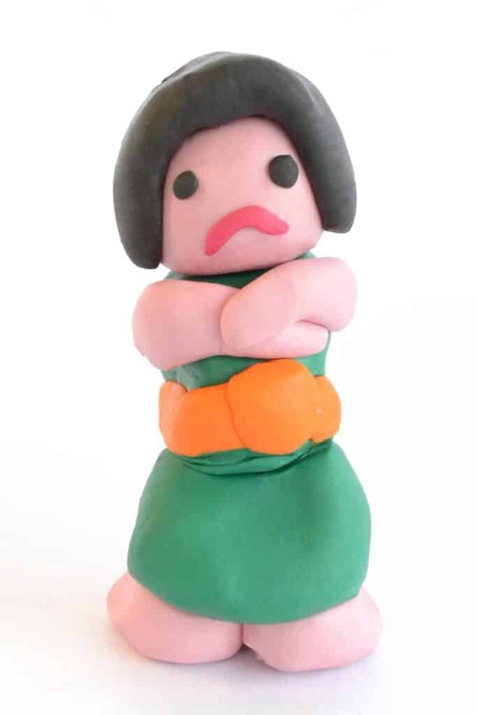 bonhomme en pâte à modeler