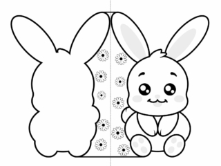 jolie carte Pâques (1) jolie carte Pâques lapin