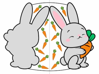jolie carte Pâques (4) carte lapin Pâques gratuit
