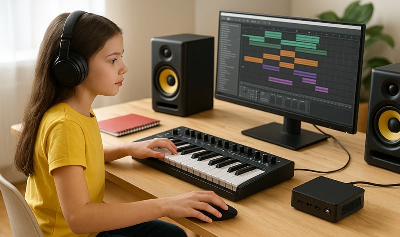 enfant musique pc