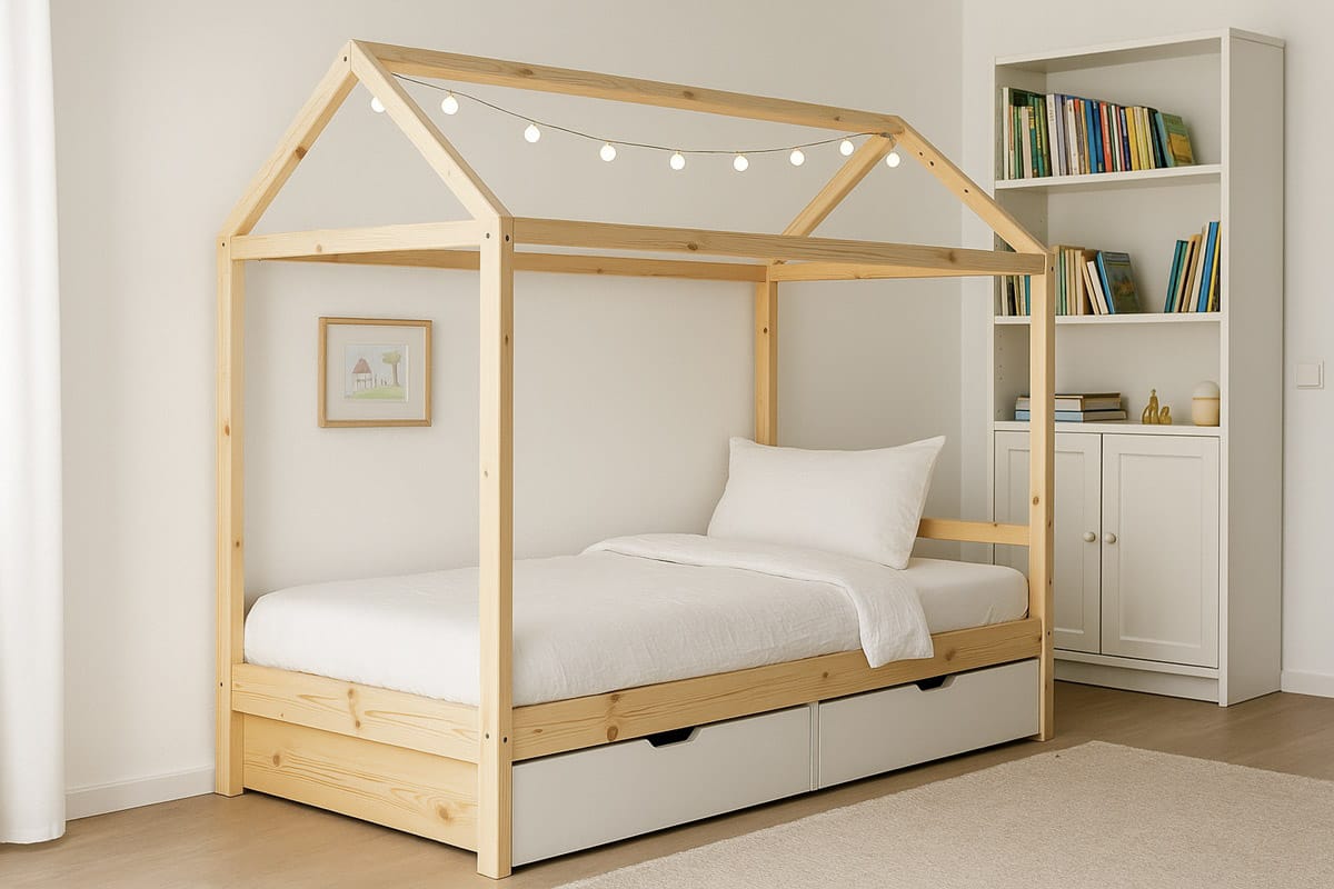Quel type de lit choisir pour une chambre d’enfant : cabane, mezzanine ou évolutif