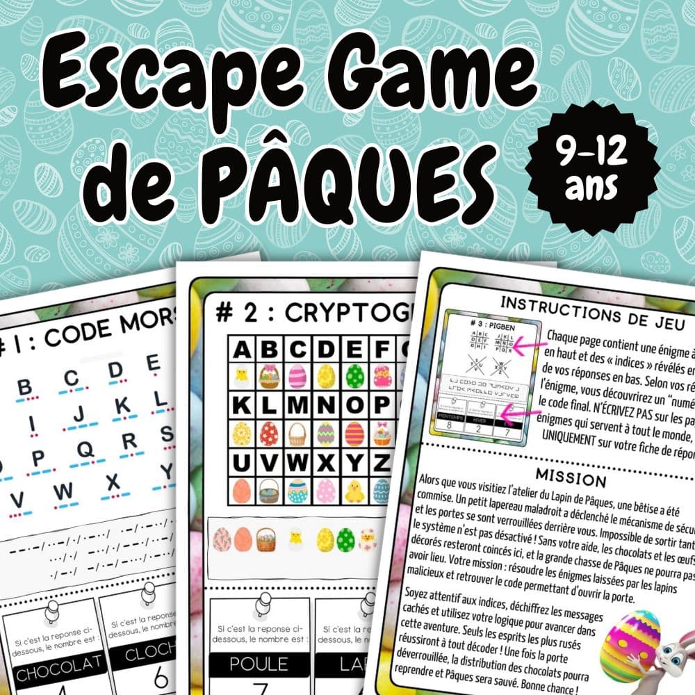 escape game paques