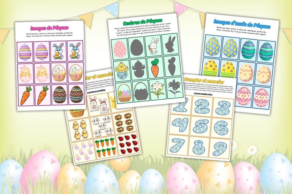 memory de Päques à imprimer