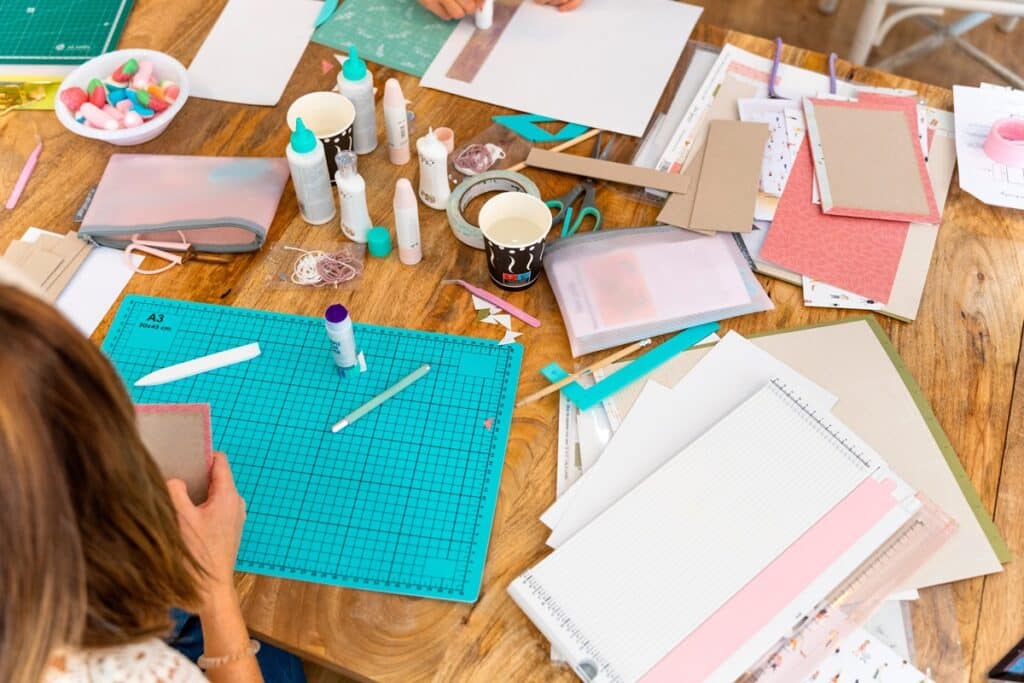faire du scrapbook en famille