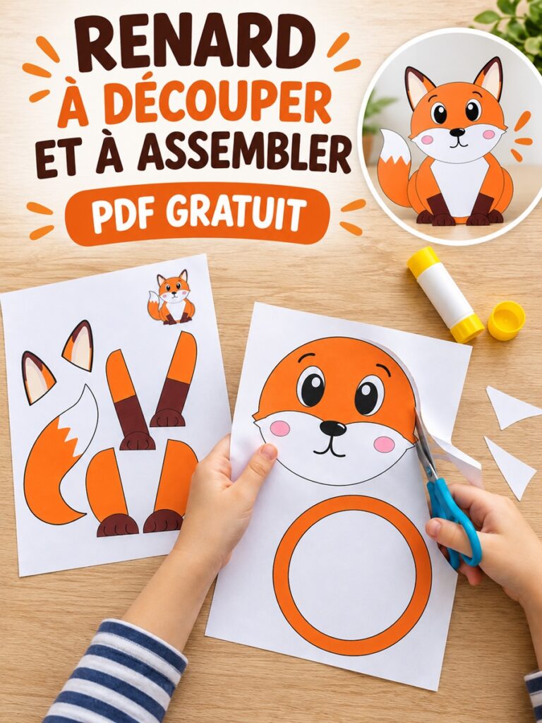 activité papier renard PDF