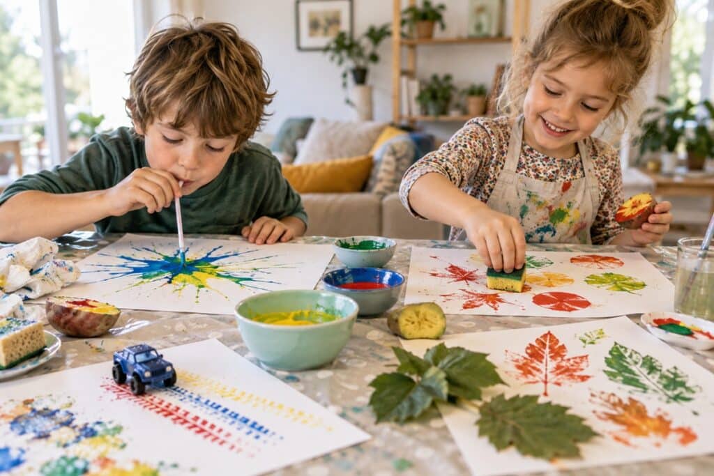 atelier de peinture créatif